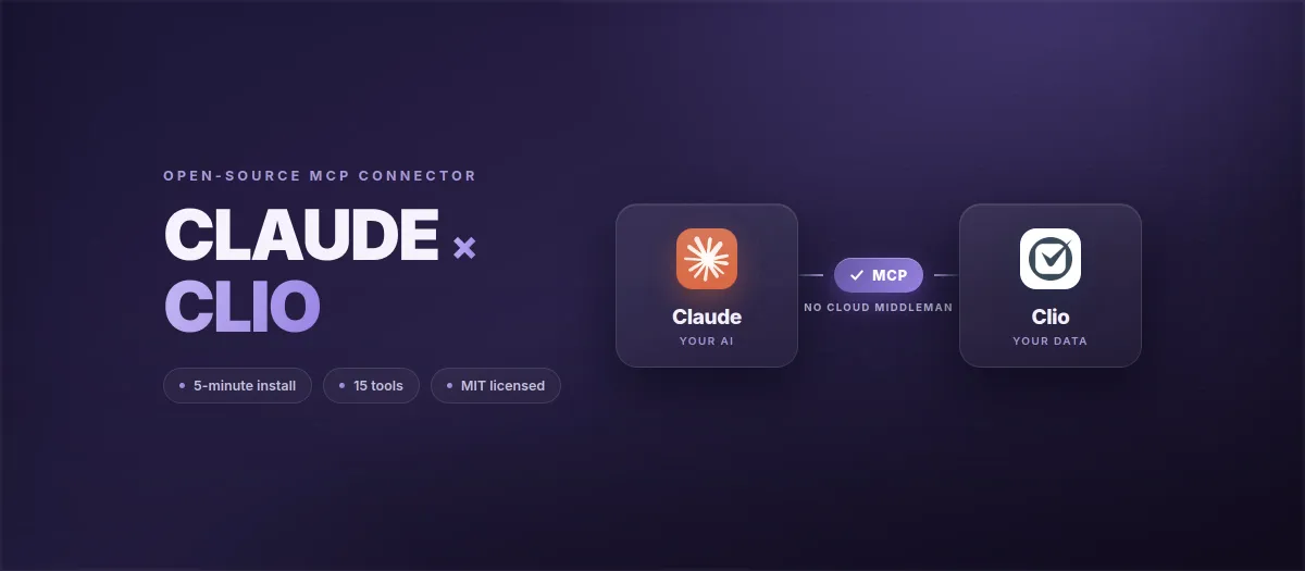 Clio MCP Setup Guide: Connect Claude to Clio in 15 Minutes