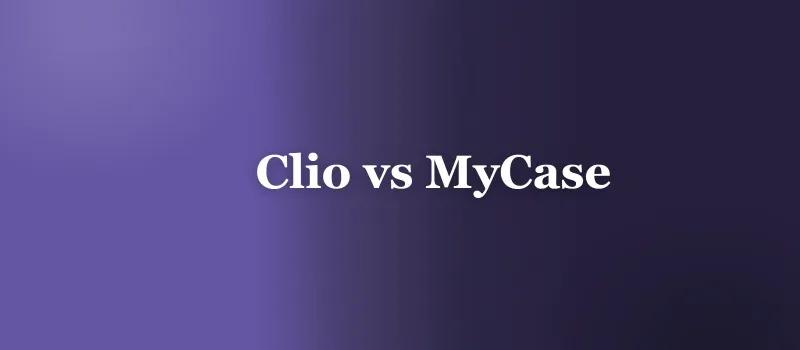 Clio vs MyCase: Which to Build AI Automation On
