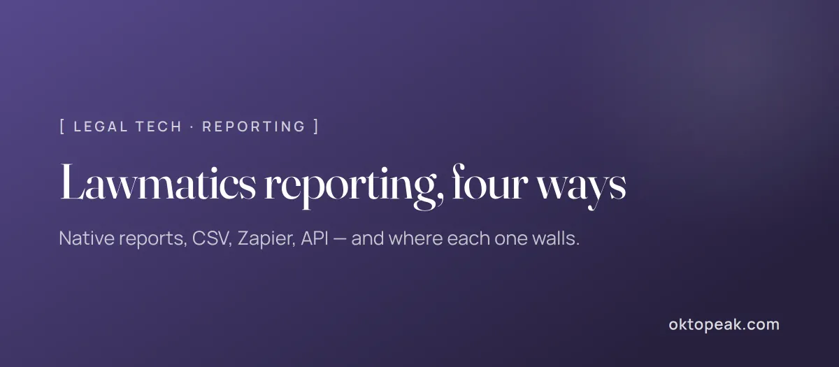 Lawmatics Reporting: Four Ways to Get Your Pipeline Data Out