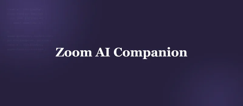 Zoom AI Companion Summary via API: Why Server-to-Server OAuth Can't Read It